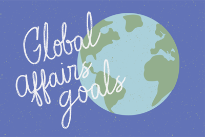 Global affairs goals graphic