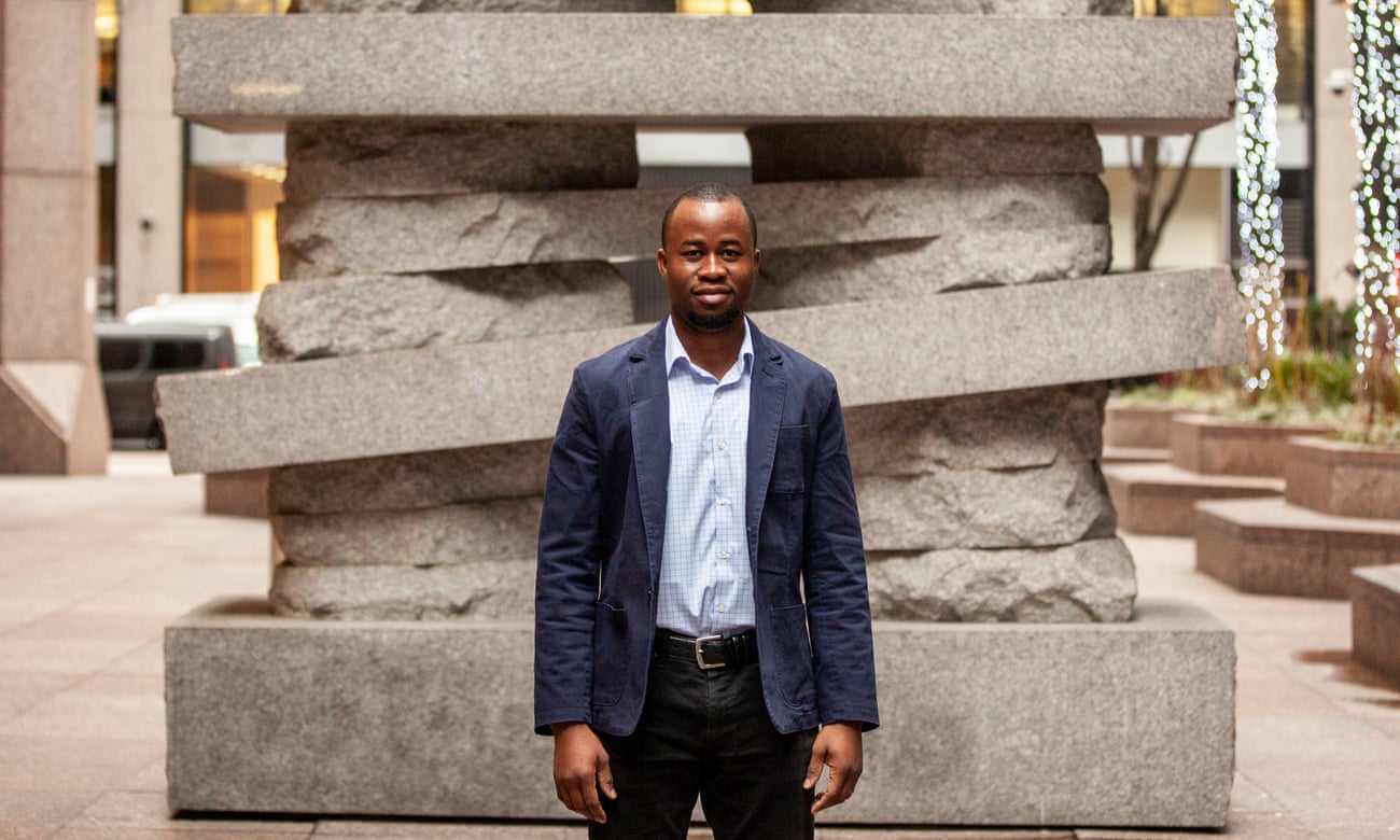 Chigozie Obioma studied engineering at university in Nigeria before turning to writing. Photograph: Ramin Talaie for the Guardian