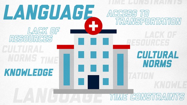 Language is an outsized barrier graphic