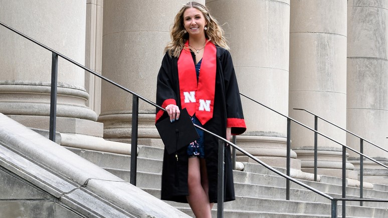 Emily Stratmoen will graduate in August 2022