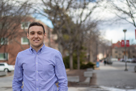 Agustín Olivo, a graduate student in mechanized systems management and Fulbright Scholar from Argentina, serves as president of the Biological Systems Engineering Graduate Student Association.