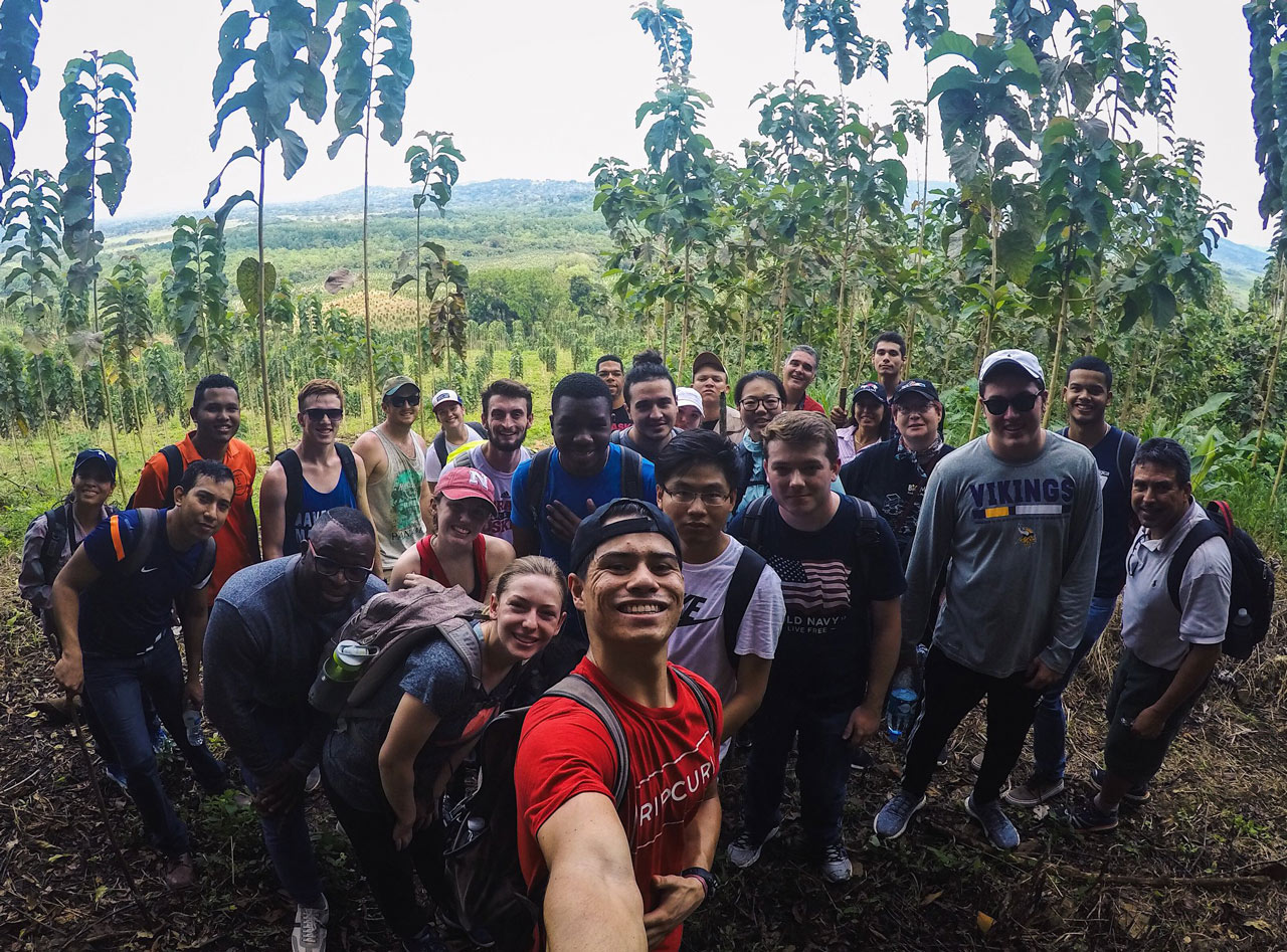 study abroad group