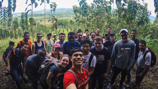 study abroad group