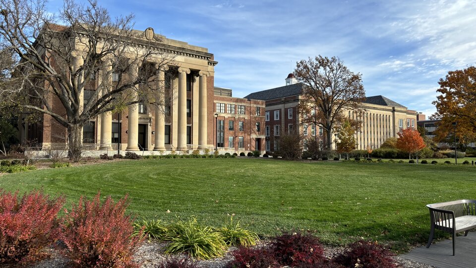 This photo shows Louise Pound Hall, the location of Programs in ESL.