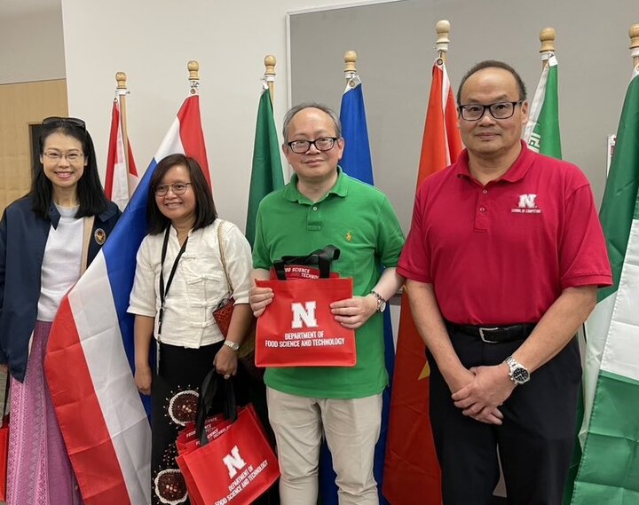 Director of School of Computing pictured with Delegation and the Honorable Ambassador