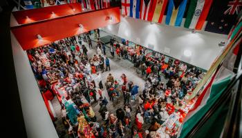 The first-ever Global Huskers Festival was hosted on November 19 at Memorial Stadium. Photo Credits: Craig Chandler, University Communication.